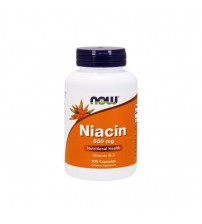 Витамин B3 Now Foods Niacin 500mg 100caps